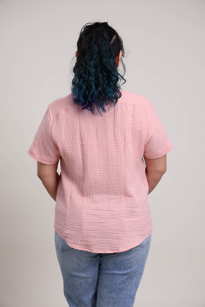 La Rosa Shirt Model Back
