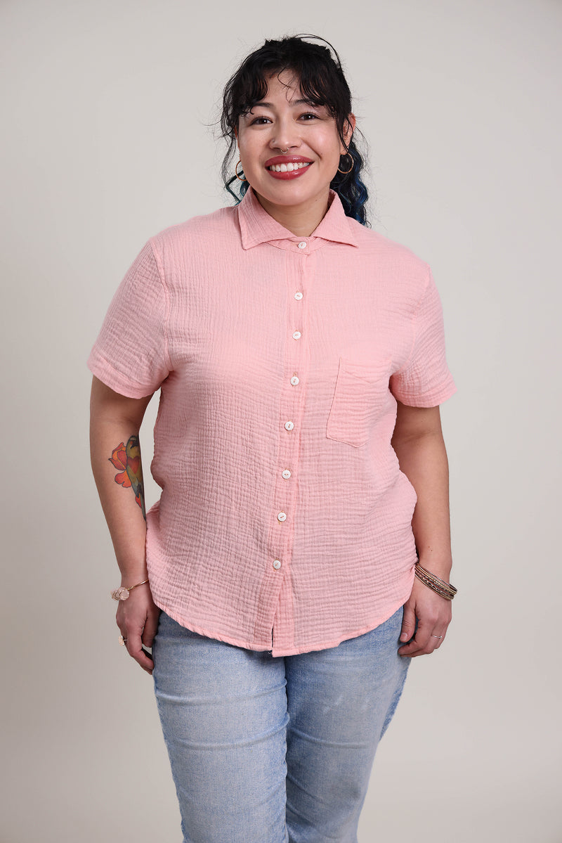La Rosa Shirt Model Front